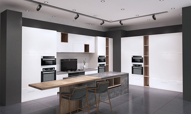 金帝集成灶店面體驗區 金帝集成灶店面體驗區